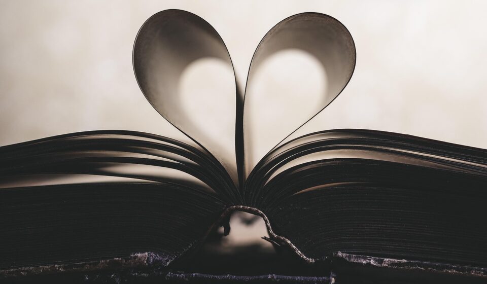 valentines day background, paper, heart, symbol, romance, valentine, love, open, page, book, inspiration, study, read, education, concept