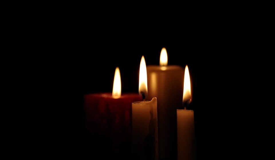 a candle, candle, light, all souls' day, memory, grave, all the saints, bereavement, tombstone, dead, autumn, all souls, religion, cemetery, dark, to clear, darkness, gloomily, beautiful, flame, shine