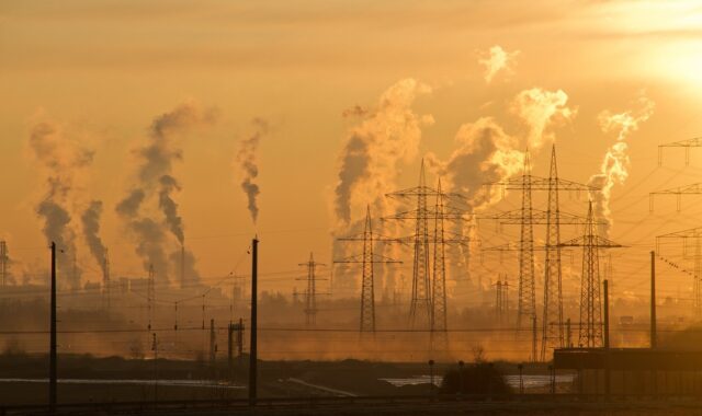 industry, environmental pollution, smog, sunrise, air pollution, air, environmental protection, pollution, smoke, chimney, steam, evening sky, nature, poisonous, environment, power plant, industrial plant, exhaust, factory