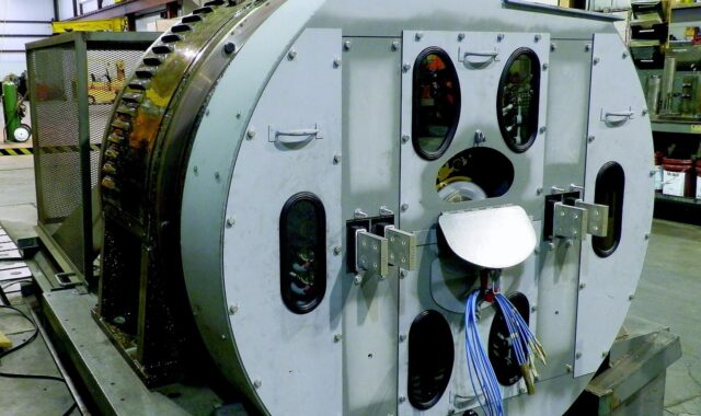 railroad generator, test stand, generator testing, power, machine, gear, technology, mechanism, engine, cogwheel, metal, equipment, transmission, part, motion, motor, round, engineering, component, energy, motorized