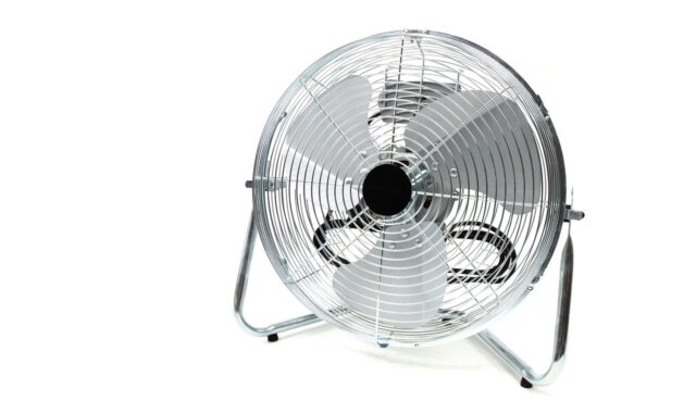 air, blade, blowing, chrome, cool, electric, fan, isolated, metal, motor, object, rotation, steel, ventilator, white, wind, fan, fan, fan, fan, fan