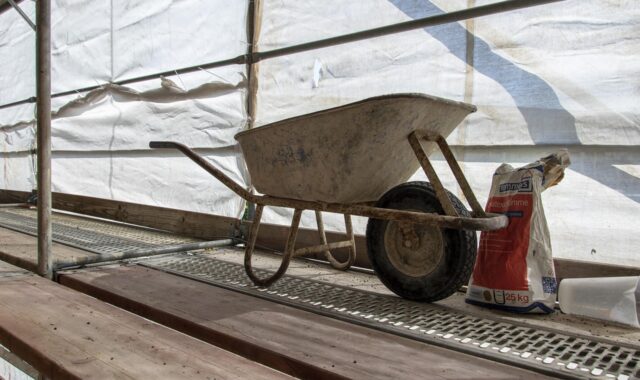 construction site, construction site scaffolding, framework, wheelbarrow, building, construction work, wheelbarrow, wheelbarrow, wheelbarrow, wheelbarrow, wheelbarrow